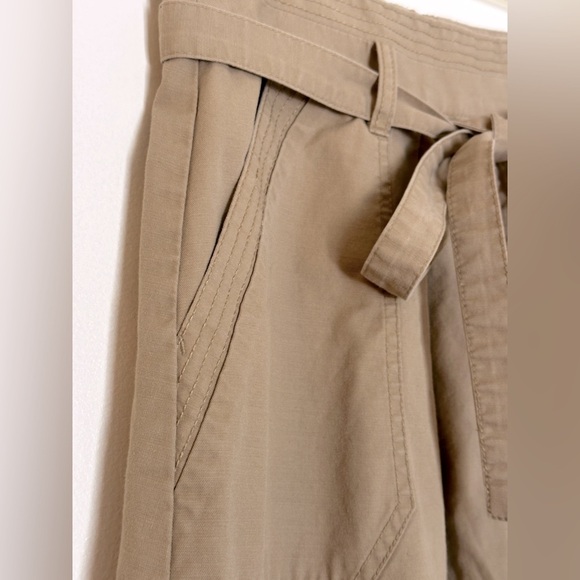 GAP A-Line Utility Skirt in Iconic Khaki with Tie Belt – Size 6 - Picture 4 of 9